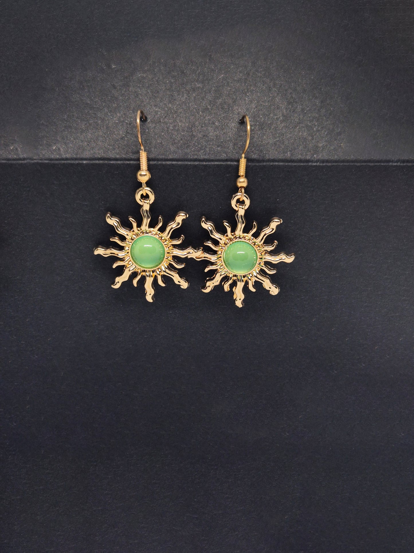 Örhängen Sol Grön