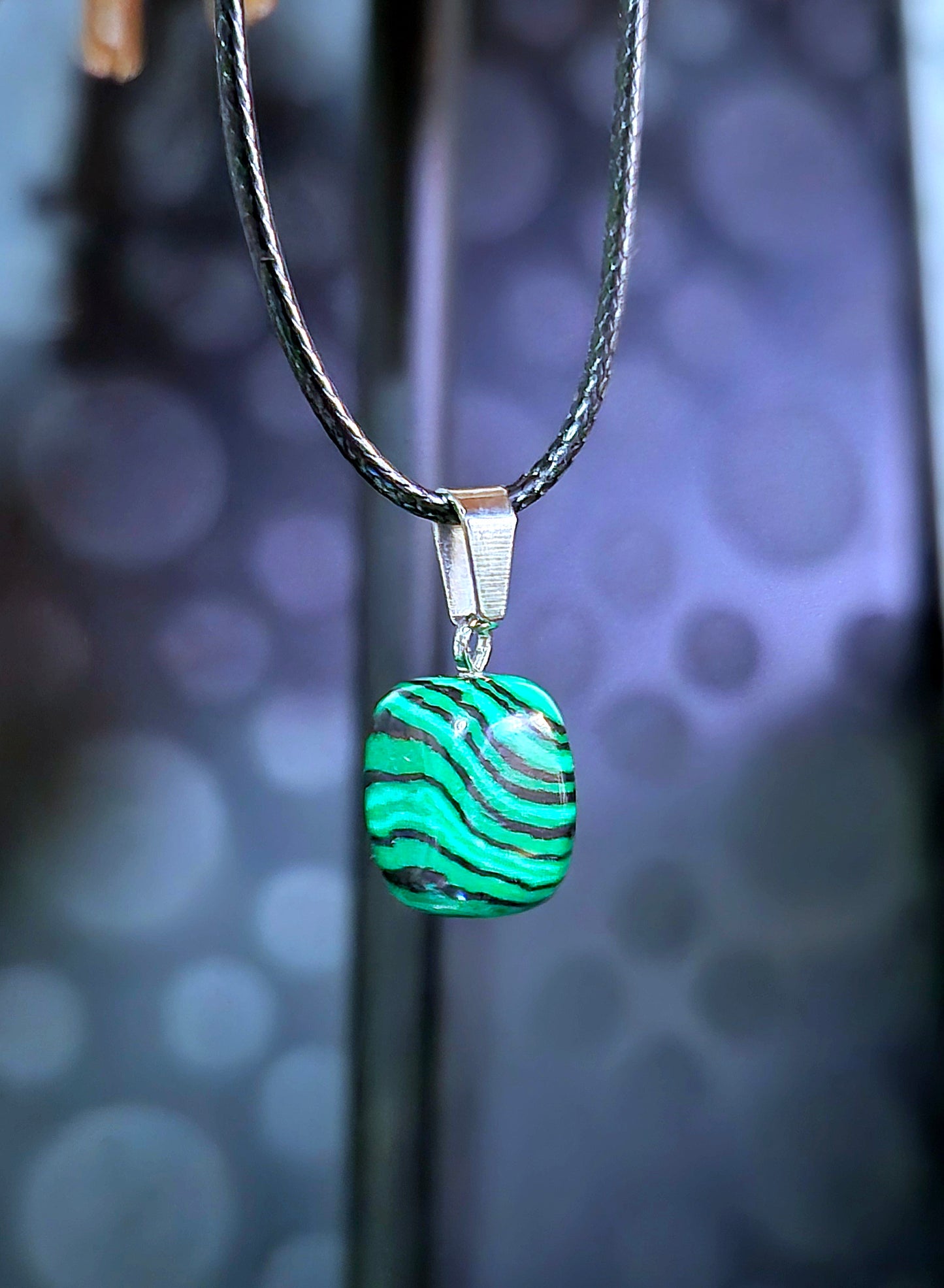 Malachite Halsband