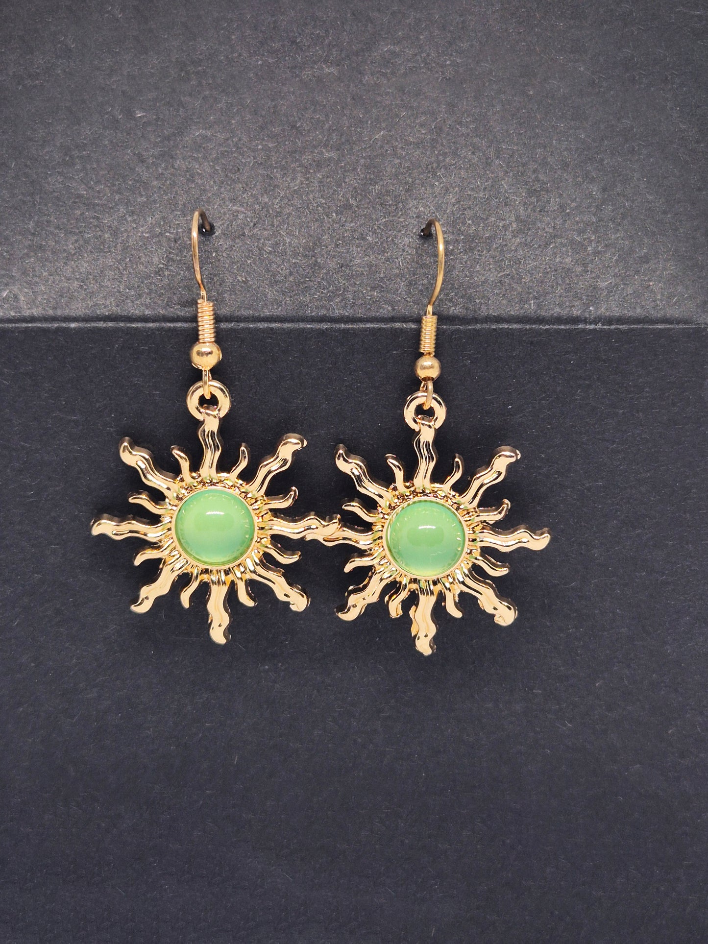 Örhängen Sol Grön