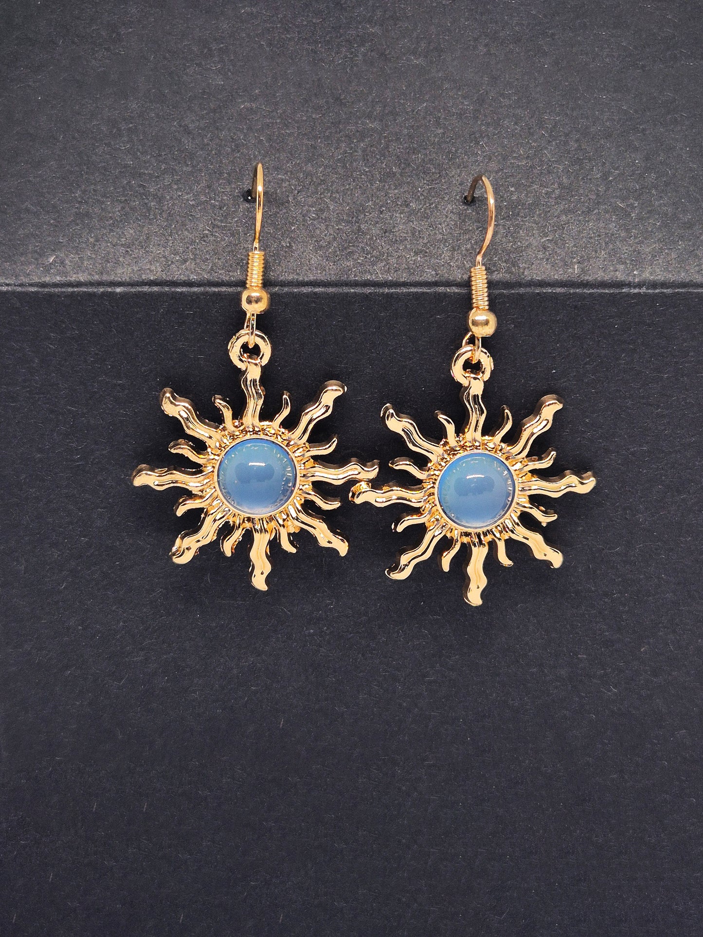 Örhängen Sol Ljusblå