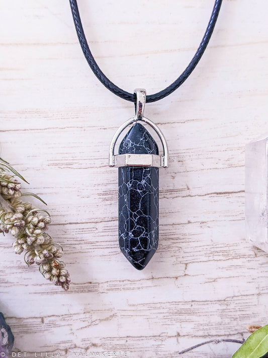 Spiderweb Obsidian Halsband