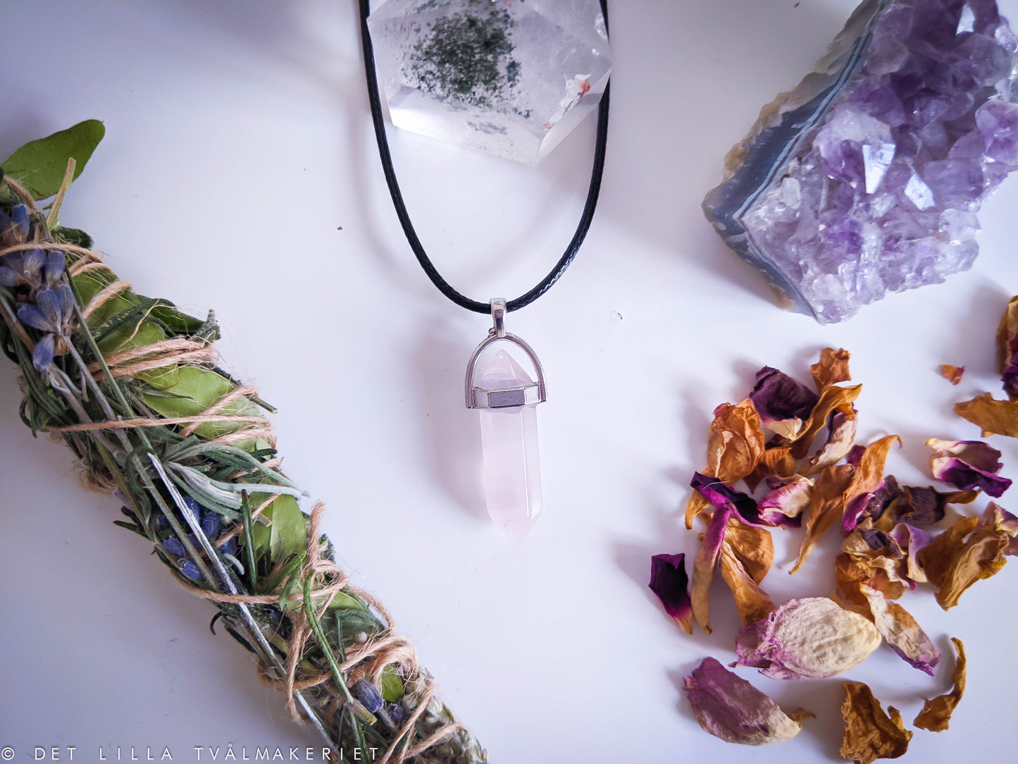 Rose Quartz Halsband